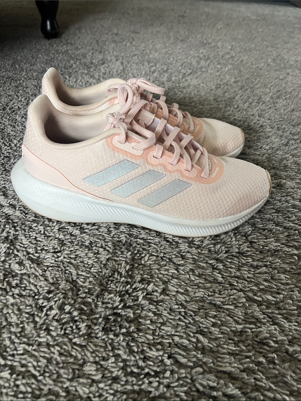 adidas Women's Light Pink Cushioned Running Sneakers